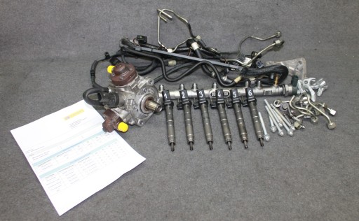 BMW F10 F01 E70 F15 N57D30C M50D - UKLAD PALIWOWY Einspritzdüse Pumpe WYDRUK