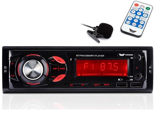 Vordon HT-175 автомобильный радиоприемник Bluetooth 4x60w