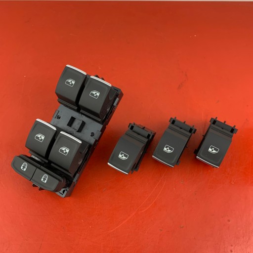 Кнопка переключения стеклоподъемников хром vw volkswagen 3g0959857c