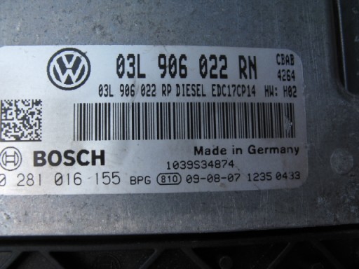 computer VW TIGUAN e 5N 2.0 TDI