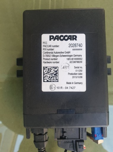 Компьютерный контроллер paccar daf xf 106 2028740