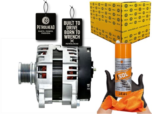 HEL8EL 015 - Генератор 12v vag hella #petrolhead pro+ kit4