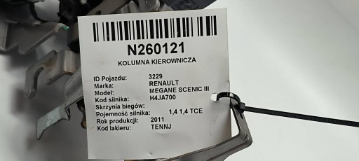 steering wheel rod 488103131R RENAULT MEGANE SCENIC III