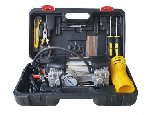 КОМПЛЕКТ ДЛЯ РЕМОНТА ШИН ДВУХПОРШНЕВОГО КОМПРЕССОРА 60Л/МИН