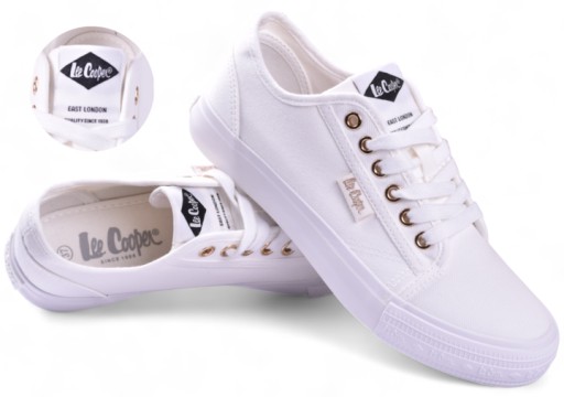 Dámske topánky Lee Cooper Športové tenisky Klasické biele ľahké 2201 veľ.40