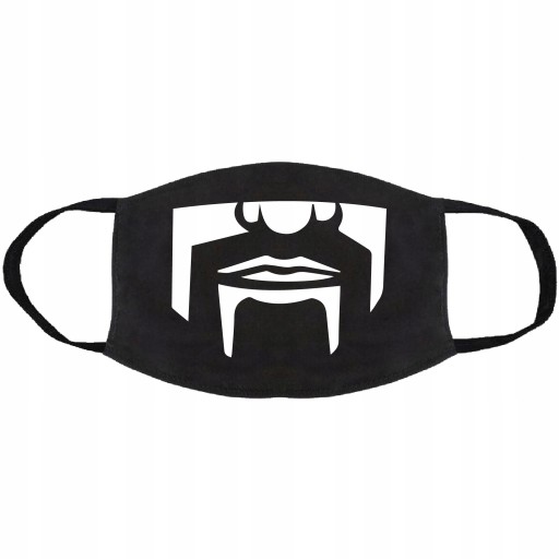 Бавовняна маска чорна 1 шт.