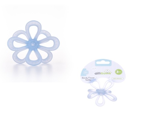 Прорізувач ортодонтичний GiliGums силіконовий відтінків синього кольору
