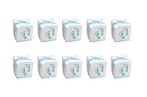 Подарункові коробки для гостей своїми руками + стрічка 10 шт