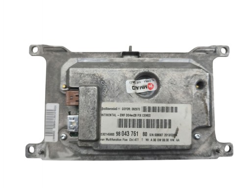 display navigazione GPS PEUGEOT 508 e (2010-2014) 9804376180