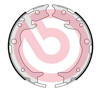 28 516 - ГАЛЬМІВНІ КОЛОДКИ BREMBO ACURA LEGEND II