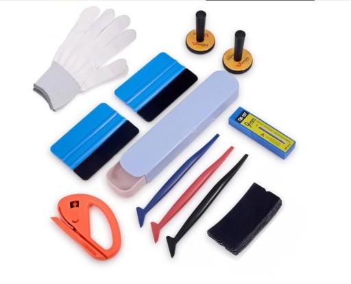 НАБОР ИНСТРУМЕНТОВ ДЛЯ НАНЕСЕНИЯ ПЛЕНКИ И НАКЛЕЙКОВ – 7 ВИДОВ ПРОДУКЦИИ.