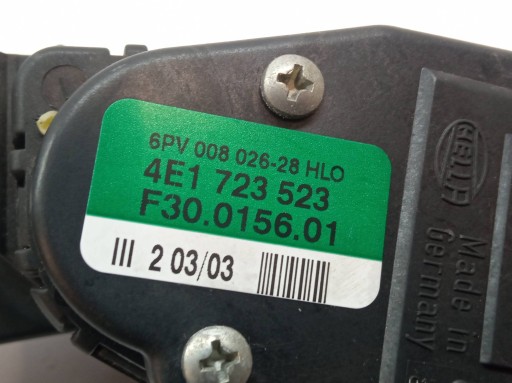 PEDAL potentiometer Gas 4E1723523 Audi A8 II (2002-2010) D3
