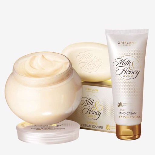 ORIFLAME Zestaw Milk & Honey Gold _ 3 produkty