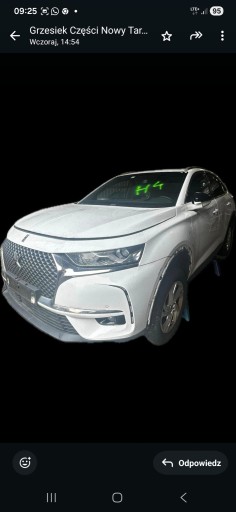 CITROEN DS7 vorne komplet Stoßstange Leuchte Gurten Kotflügel motorhaube Kühler EWP