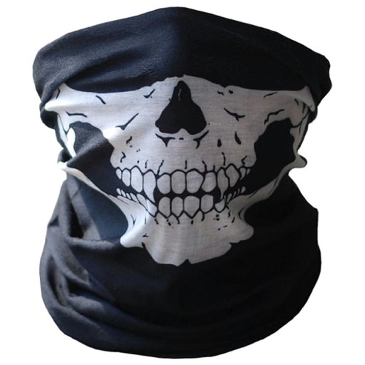 Bandana termoaktywna chusta komin czaszka bandama szkielet skull Halloween