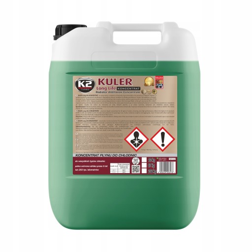 KULER 20KG КОНЦЕНТРАТ ЗЕЛЕНОЙ РАДИАТОРНОЙ ЖИДКОСТИ