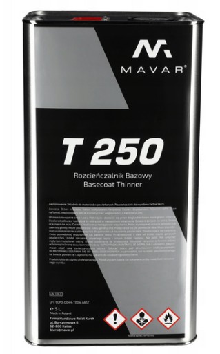 MAVAR T250 розріджувач для базової основи 5л