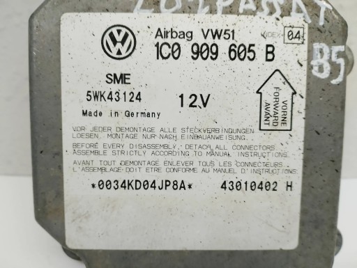 modul SENSOR AIRBAG VW PASSAT B5 1C0909605B