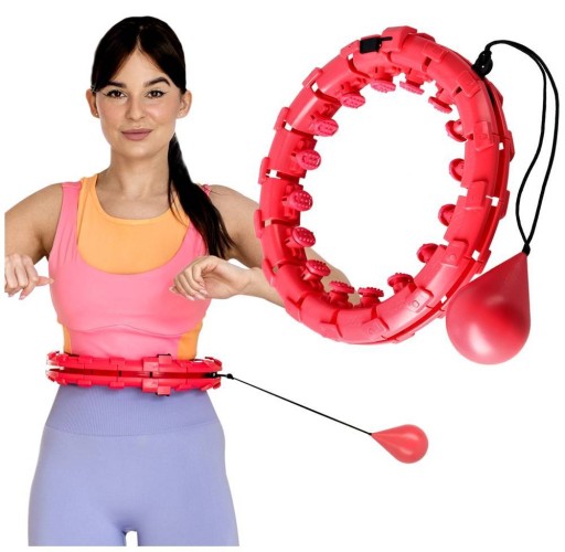 Hula Hop Hoop s výstupkami a záťažou 25-42 cm