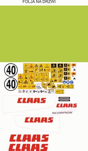НАКЛЕЙКИ ОКЛЕИВАНИЕ КАЖДОЙ МОДЕЛИ CLAAS SCORPION