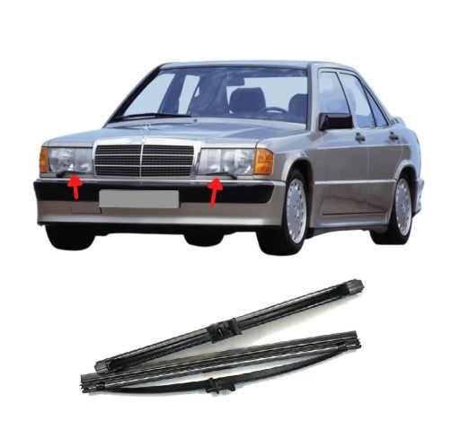 A2018200245 - Щітки склоочисника фар Swra Mercedes W201