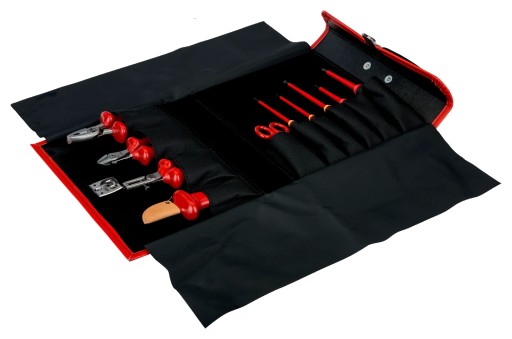 Чемодан с изолированными инструментами для электриков, 10 шт.