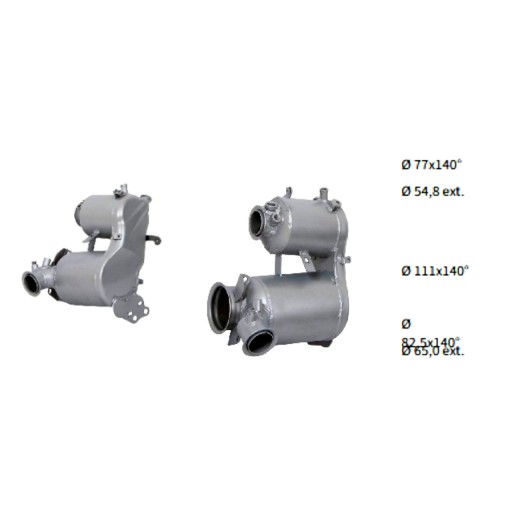 FM5336 - Dpf постоянный фильтр частиц - audi 40 tdi skoda vw 2.0 tdi