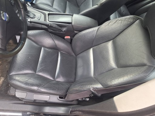 sitze KOMPLET links rechts sitz heck + seiten VOLVO S60 und schwarze leder