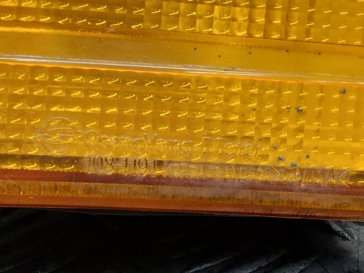 light left rear part SSANGYONG MUSSO and