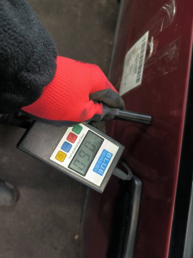 dveře levé předek červeně DAEWOO TICO