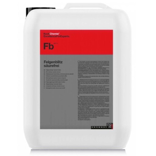 Koch Chemie Felgenblitz 19KG DEIRONIZER в'язкий pH 7