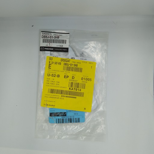 OE Mazda прокладка правого ліхтаря DB5J513H8