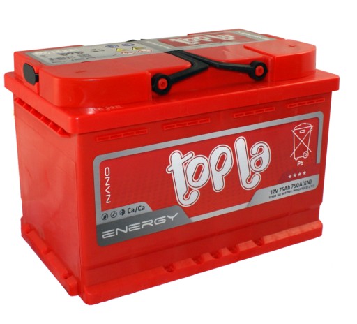57412 - Аккумулятор TOPLA ENERGY E75 12V 75AH P + 700A