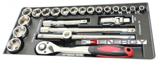 Вкладиш NE00200 22 ЕЛЕМЕНТИ ХРАПОВИК 1/2``