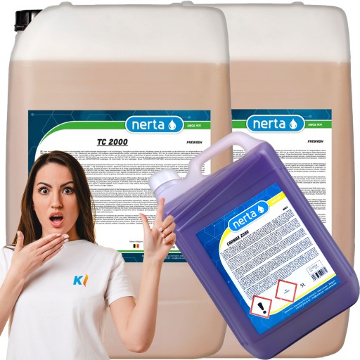 СИЛЬНА АКТИВНА ПІНА ДЛЯ МИТКА ЛЕГКОВИХ АВТОМОБІЛІВ ВАНТАЖНИХ Nerta TC 2000 + ВІСК