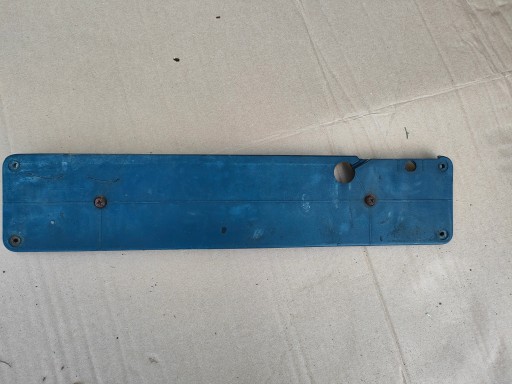 pad below TABLICE registration frame MERCEDES 124 W124 1248851023