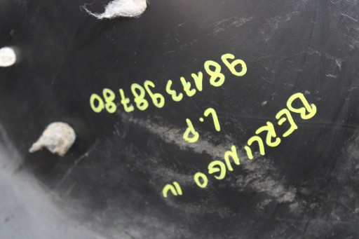 mudguard left front 9817398780 CITROEN BERLINGO IV 4 2019