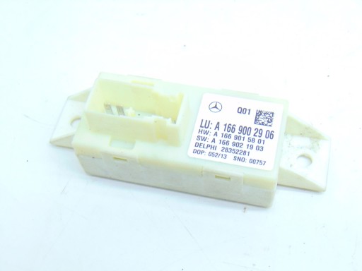 control unit of the lights MERCEDES C W204 W166 A1669002906