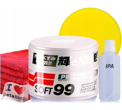 SOFT99 жемчуг и металлик мягкий воск набор 320 г