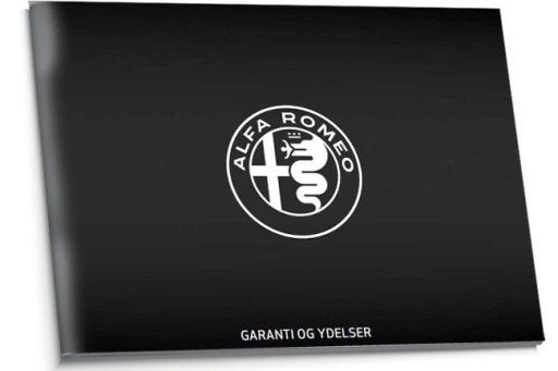 Alfa Romeo Дания датская сервисная книга с 2016 года