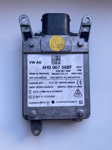 Модуль контроллера смены полосы движения audi a8 s8 d4 4h0907568f