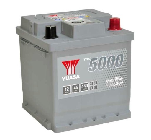 Акумулятор Yuasa YBX5202 12V 45Ah 440A