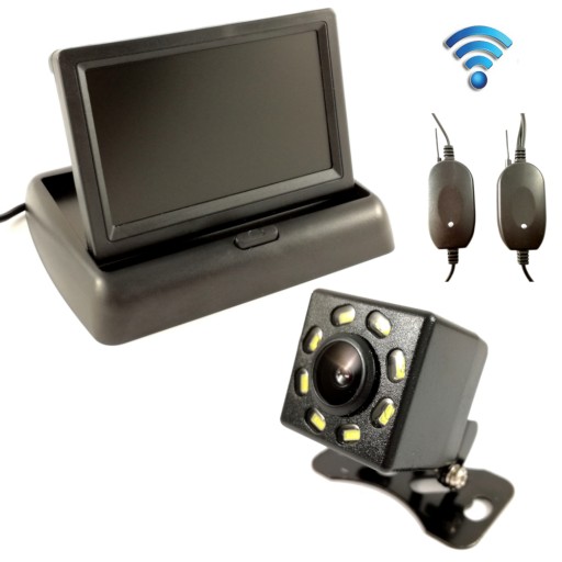Монитор камеры передний задний светодиодный беспроводной комплект