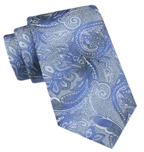 Módna Pánska kravata - Alties - Orientálne v Odtieni modrej