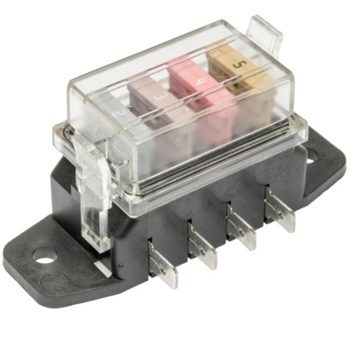 0100610/0300610/ZEST, 0100610/0300610/ZEST - 4-кратный плоский блок предохранителей