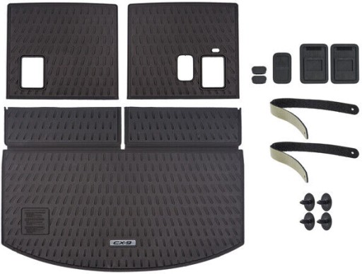 Гумові Килимки в багажник MAZDA CX-9 TC 2016 - ОРИГ