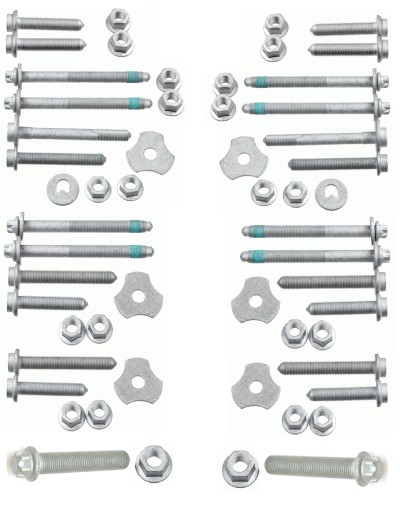 SRUM002 - Комплект болтов задней подвески MERCEDES C W204 W205 E W212