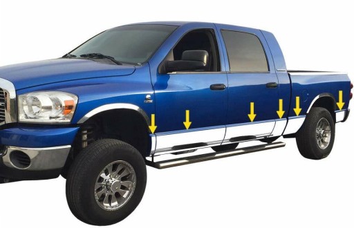 USA-R26143 - ХРОМОВАНА ПЛАСКА DODGE RAM 1500 2500 3500 02-08