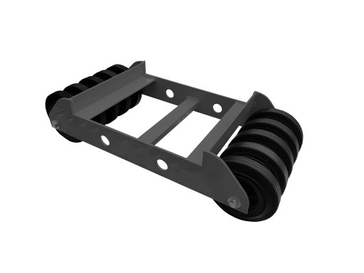 Транспортировочная тележка рулон под колесо 1500 кг 13 кг A2B