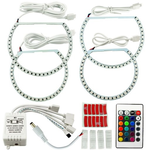 RGB LED угловые кольца для глаз BMW E36 E38 E39 E46 16 цветов